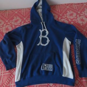 majestic brooklyn dodgers hoodie cooperstown collection sz M 2014